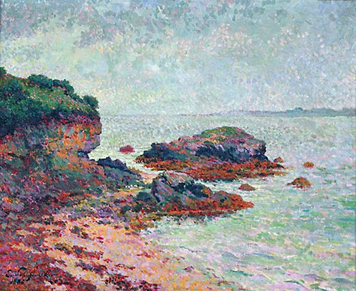  Claude-Emil Schuffenecker Cote Rocheuse en Bretagne - Art Print