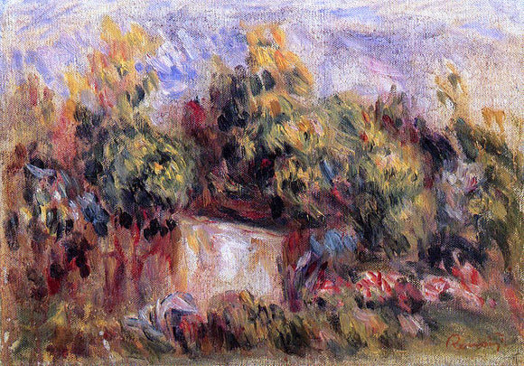  Pierre Auguste Renoir Cottage near Collettes - Art Print
