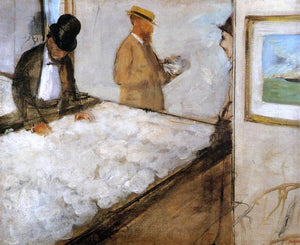  Edgar Degas Cotton Merchants in New Orleans - Art Print