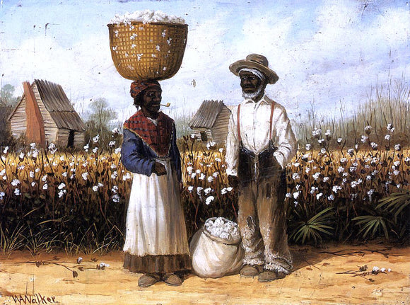  William Aiken Walker Cotton Pickers - Art Print