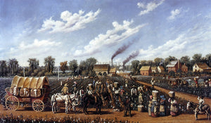  William Aiken Walker Cotton Plantation on the Mississippi - Art Print