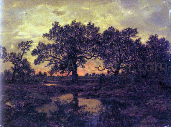  Theodore Rousseau Coucher de Soleil - Art Print