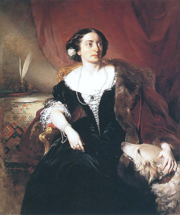  Friedrich Von Amerling Countess Nako - Art Print