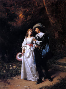  Henry Mosler Courtship - Art Print