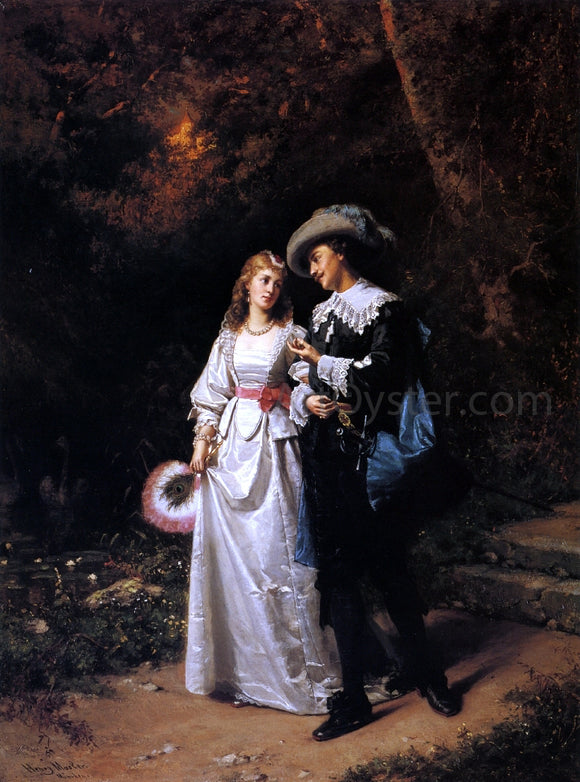  Henry Mosler Courtship - Art Print