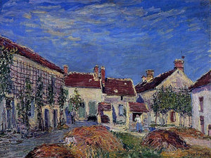  Alfred Sisley Courtyard at Les Sablons - Art Print