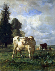  Constant Troyon Cows in the Field - Art Print