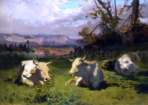  Rosa Bonheur Cows Resting - Art Print