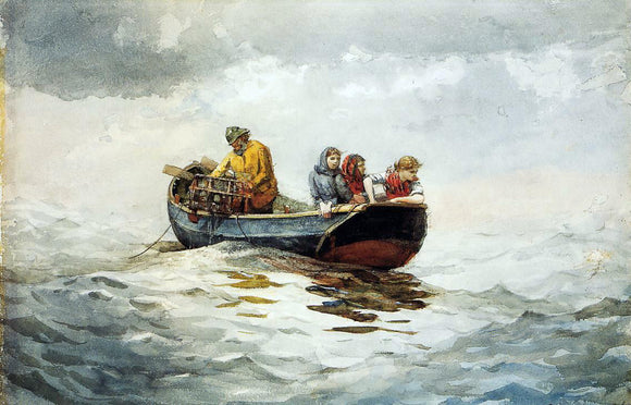  Winslow Homer Crab Fishing - Art Print