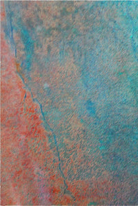  Our Original Collection Cracked Red Abstract II - Art Print