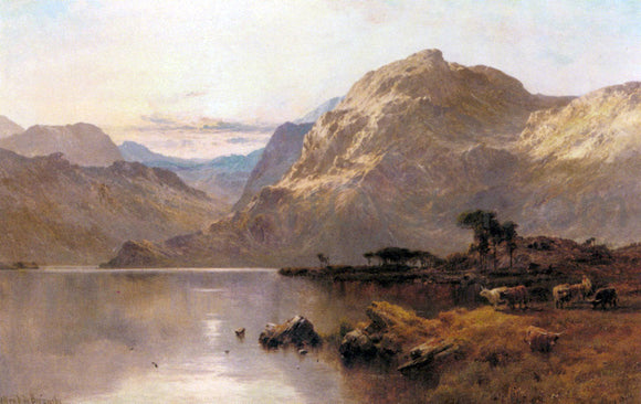 Senior Alfred De Breanski Crafnat, North Wales - Art Print