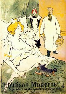  Henri De Toulouse-Lautrec Craftsman Modern - Art Print