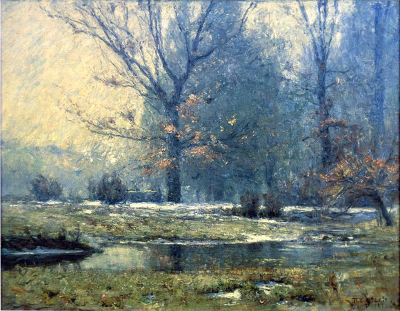  Theodore Clement Steele Creek in Winter - Art Print