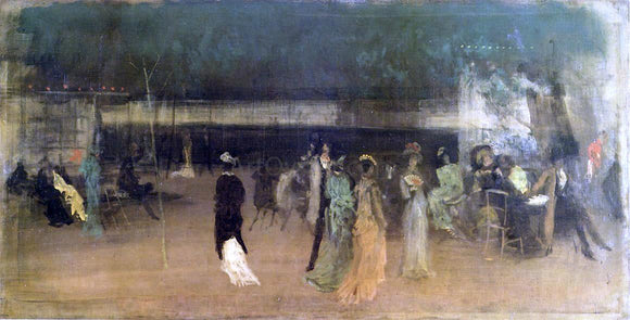  James McNeill Whistler Cremorne Gardens, No. 2 - Art Print