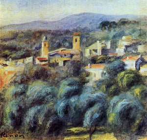  Pierre Auguste Renoir Cros-de-Cagnes - Art Print