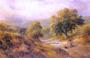 George Turner Cross-O-Th-Hands, Derbyshire - Art Print