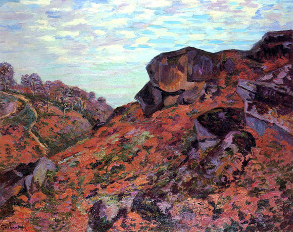  Armand Guillaumin Crozant, the Sedelle Heights, Morning - Art Print