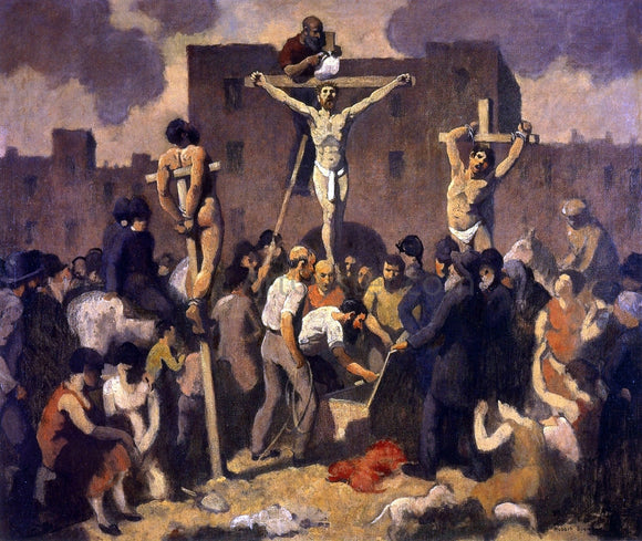  Robert Spencer Crucifixion - Art Print