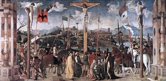  Michele Da Verona Crucifixion - Art Print