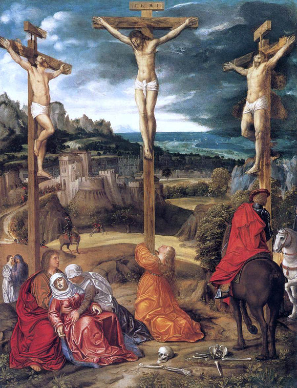  Giovanni Girolamo Savoldo Crucifixion - Art Print