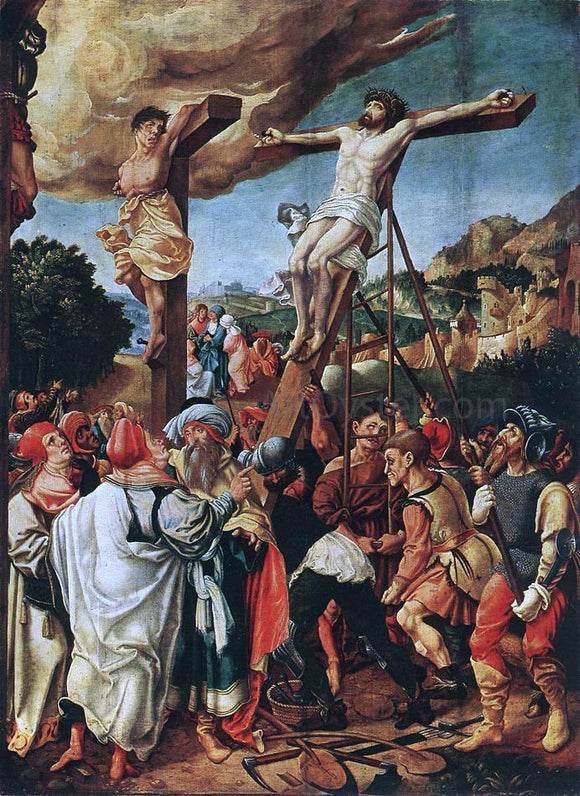  The Elder Jorg Breu Crucifixion - Art Print