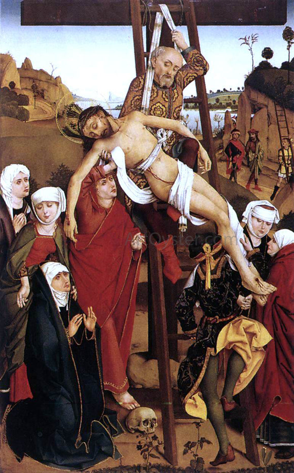  Hans Pleydenwurff Crucifixion of the Hof Altarpiece - Art Print
