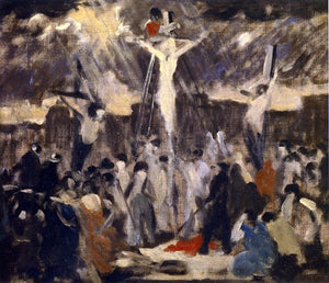  Robert Spencer Crucifixion, Sketch #3 - Art Print