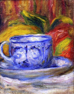  Pierre Auguste Renoir Cup and Fruit - Art Print