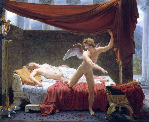  Francois-Edouard Picot Cupid and Psyche - Art Print