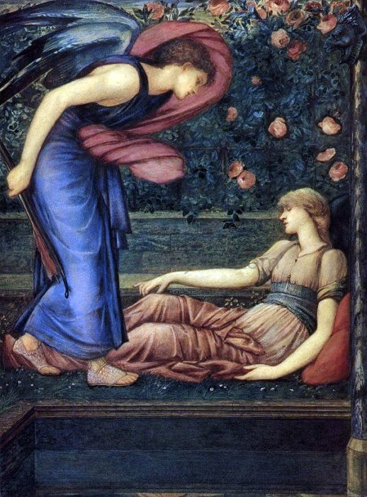  Sir Edward Burne-Jones Cupid and Psyche - Art Print