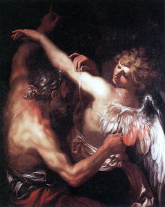  Domenico Piola Daedalus and Icarus - Art Print