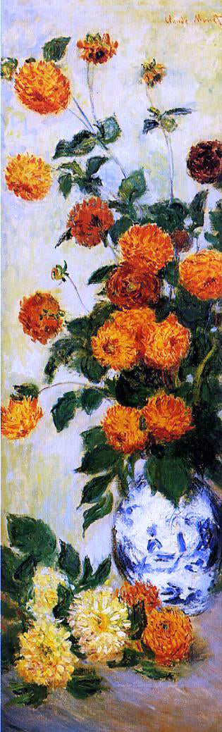  Claude Oscar Monet Dahlias - Art Print