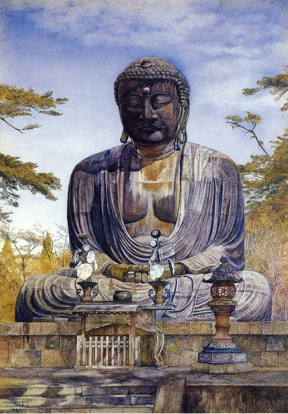  Henry Roderick Newman Daibutsu at Kamakura, Japan - Art Print