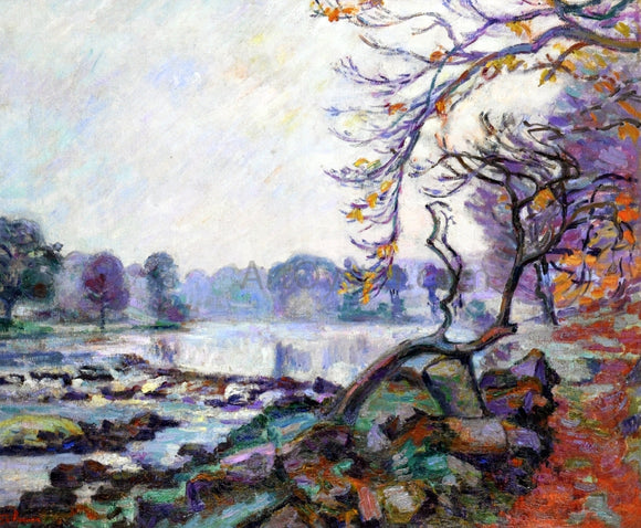  Armand Guillaumin Dam at Genetin, Crozant - Art Print