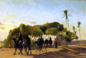  Jean-Leon Gerome Dam on the Nile - Art Print