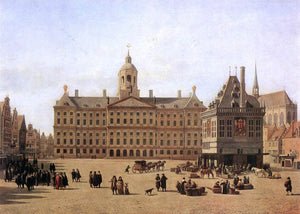  Gerrit Adriaensz Berckheyde Dam Square, Amsterdam - Art Print