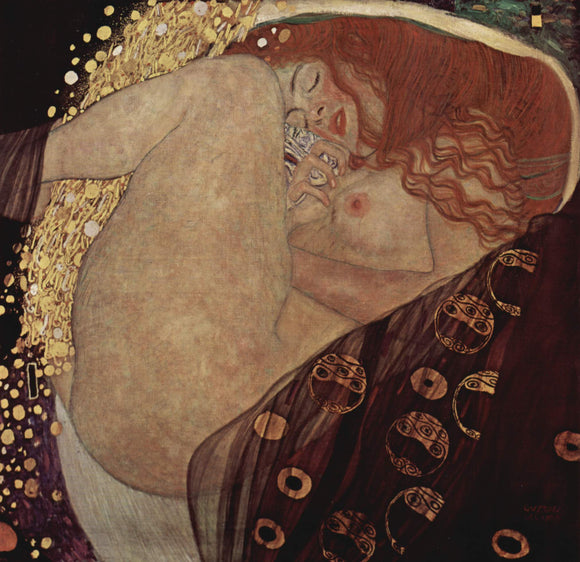  Gustav Klimt Danae, 1907 - Art Print