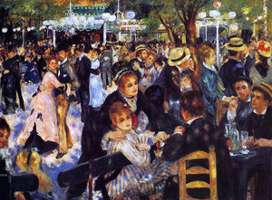  Pierre Auguste Renoir A Dance at the Moulin de la Galette - Art Print