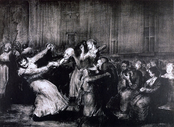  George Wesley Bellows Dance in a Madhouse - Art Print