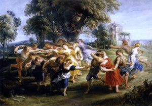  Peter Paul Rubens Dance of Italian Villagers - Art Print