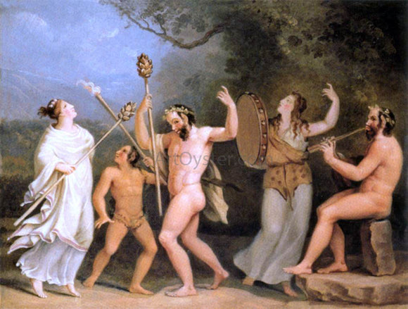  Johann Wilhelm Tischbein Dance of the Fauns and the Meneads - Art Print