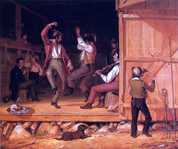  William Sidney Mount Dance of the Haymakers - Art Print