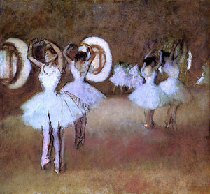  Edgar Degas Dance Rehearsal in theStudio of the Opera - Art Print