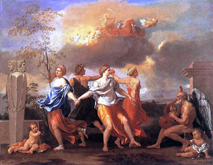  Nicolas Poussin Dance to the Music of Time - Art Print