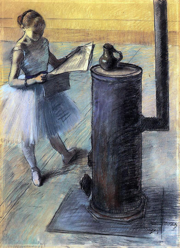  Edgar Degas Dancer Resting - Art Print