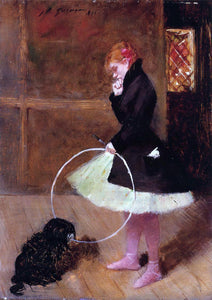  Jean-Louis Forain Dancer with a Hoop - Art Print