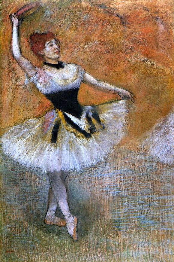  Edgar Degas Dancer with Tambourine - Art Print