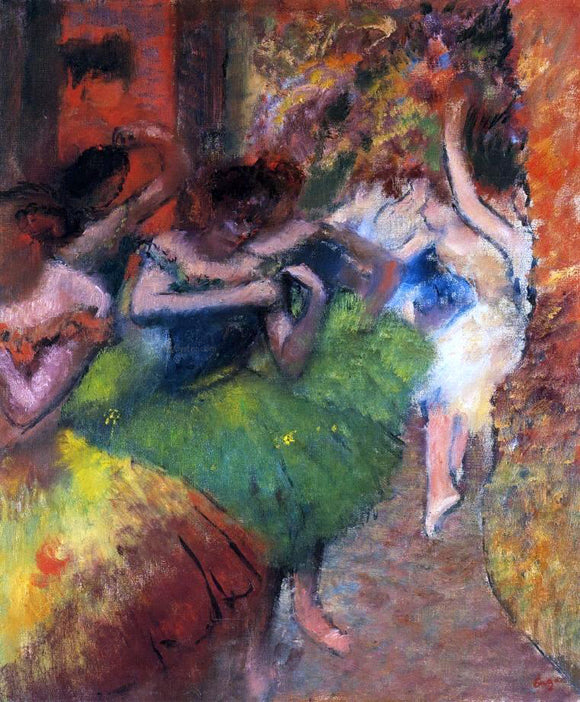  Edgar Degas Dancers in the Wings - Art Print