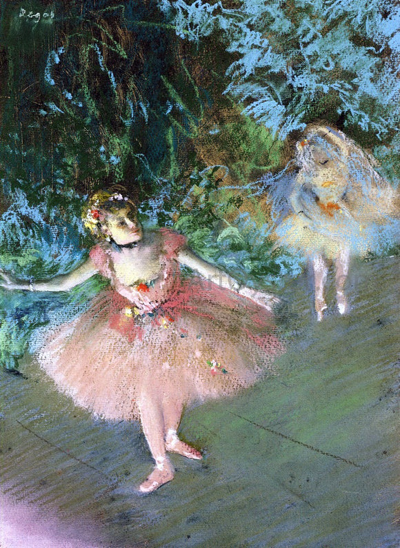  Edgar Degas Dancers on Set - Art Print