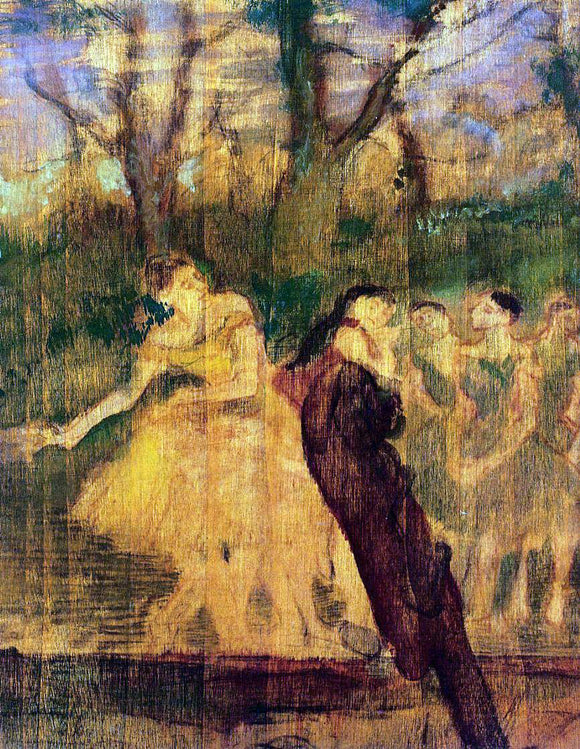  Edgar Degas Dancers on the Scenery - Art Print